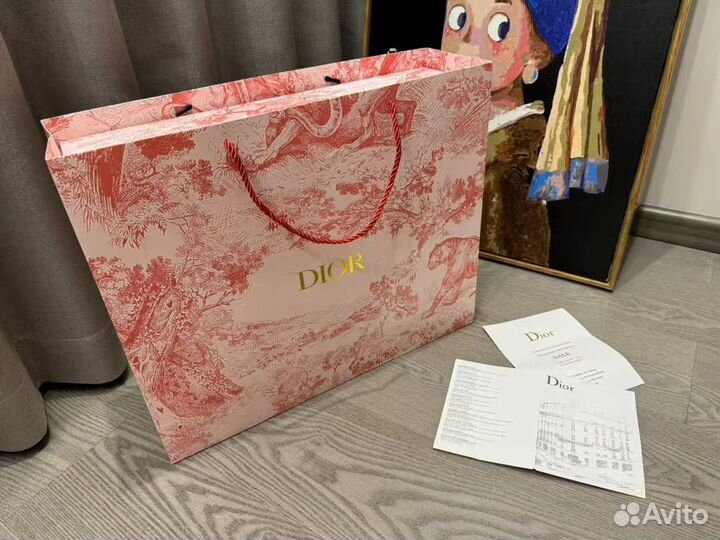 Декантер dior + 2 фужера dior