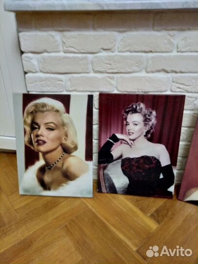 Картина печать на холсте 3 штуки