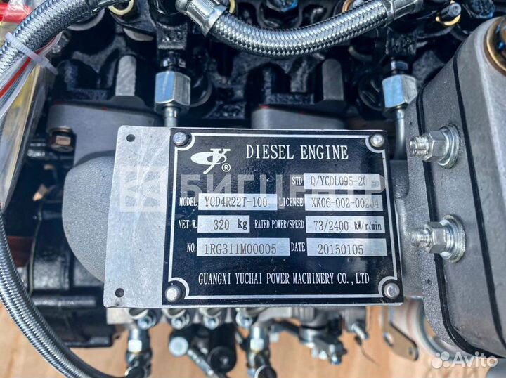 Двигатель Yuchai ycd4r22t-100 (YCD4R11G-68)