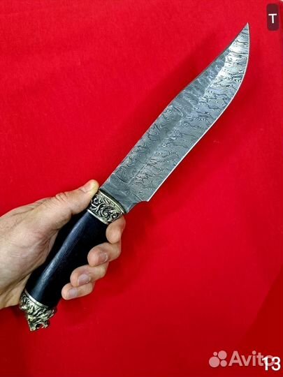 Нож из дамасской стали