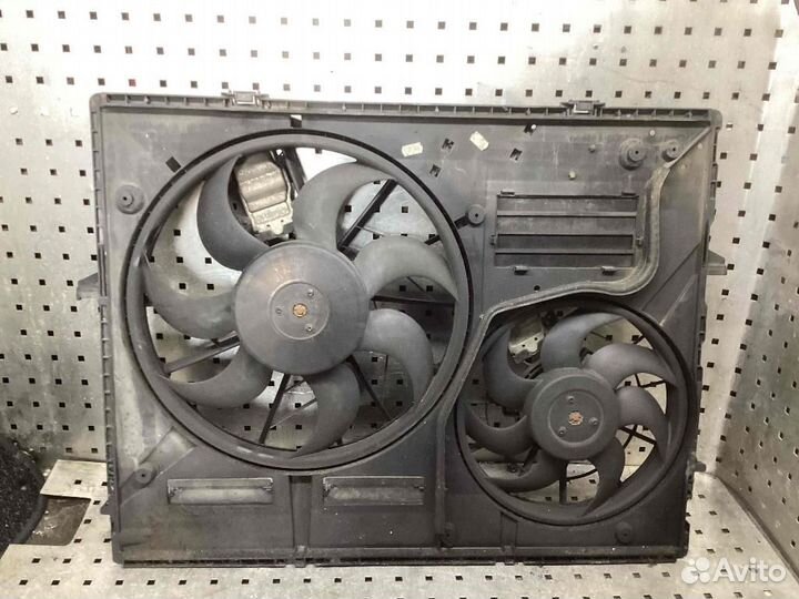 Вентилятор радиатора в сборе с диффузором Volkswag
