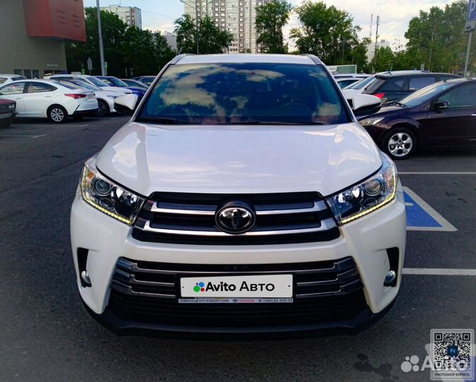 Toyota Highlander 3.5 AT, 2018, 70 000 км