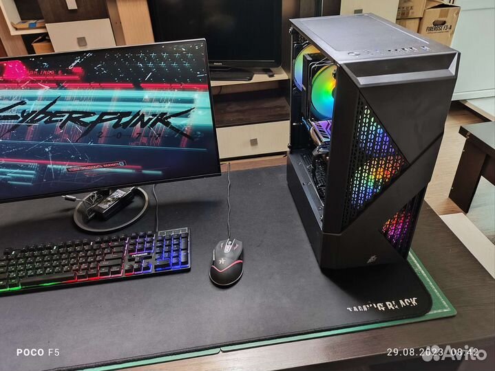 Игровой комп Ryzen7 2700+ RX580 8Gb
