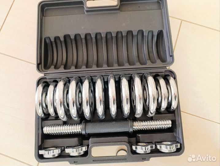 Гантели разборные в кейсе