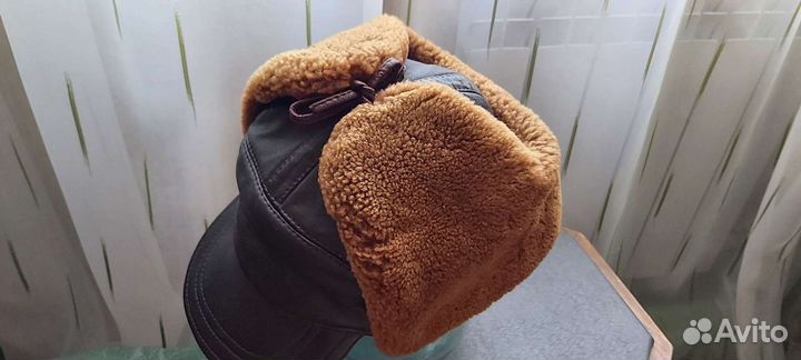 Шапка ушанка мужская