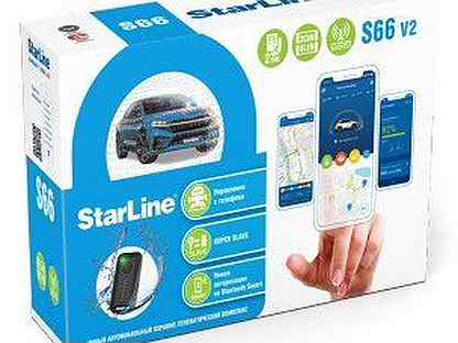 Сигнализация StarLine S66 V2 BT 2CAN+4LIN GSM