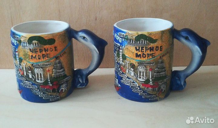 Набор посуды керамика Черное море