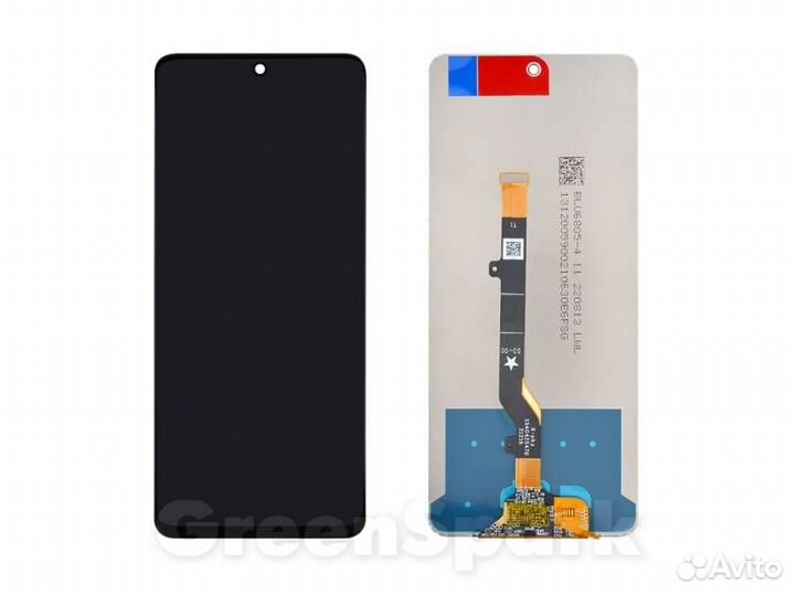 Дисплей для Tecno Camon 19 Pro +тач черный copy