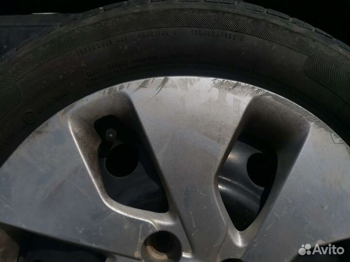 Штамповки киа Рио с оригинальными колпаками