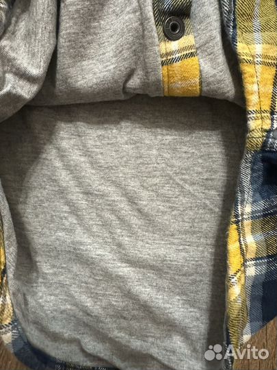 Рубашка на утеплении для мальчика