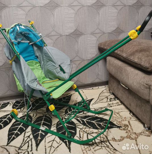 Детские санки коляска