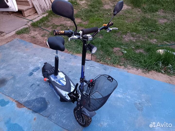 Электросамокат для взрослых с сиденьем