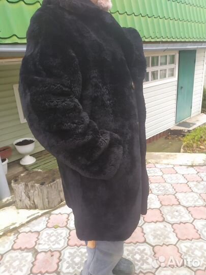 Шуба мужская мутоновая
