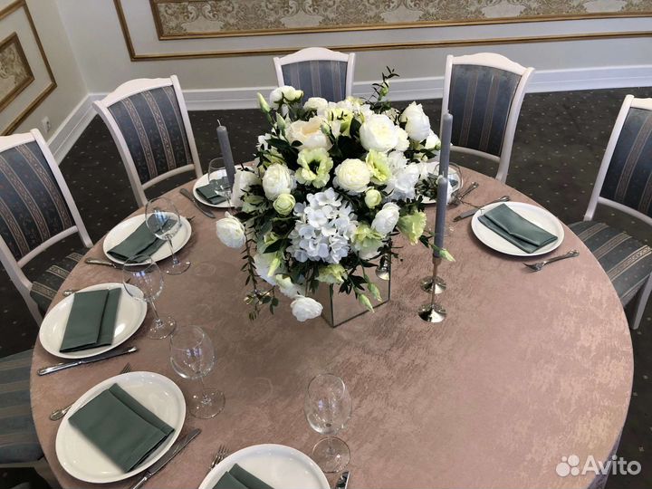 Скатерть круглая новая