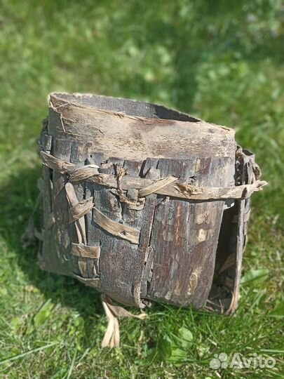 Туесок берестяной старинный