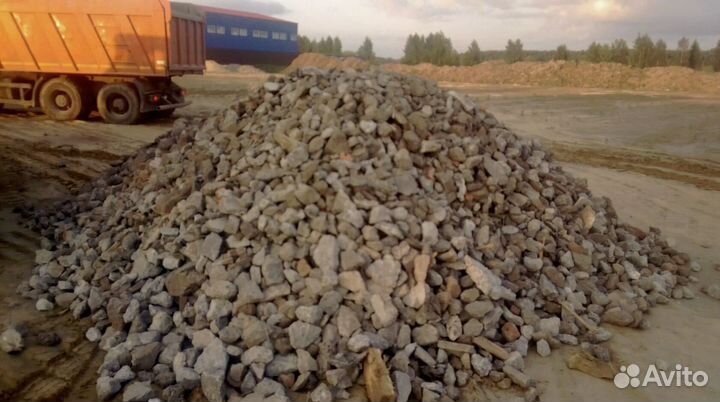 Щебень для дренажа, бетона