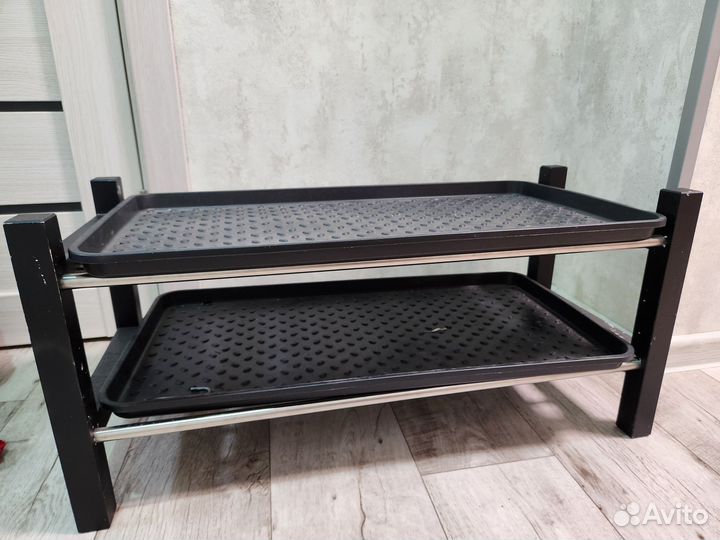 Стеллаж IKEA полка для обуви, вешалка IKEA