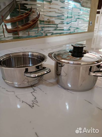 Кастрюля с пароваркой Zepter