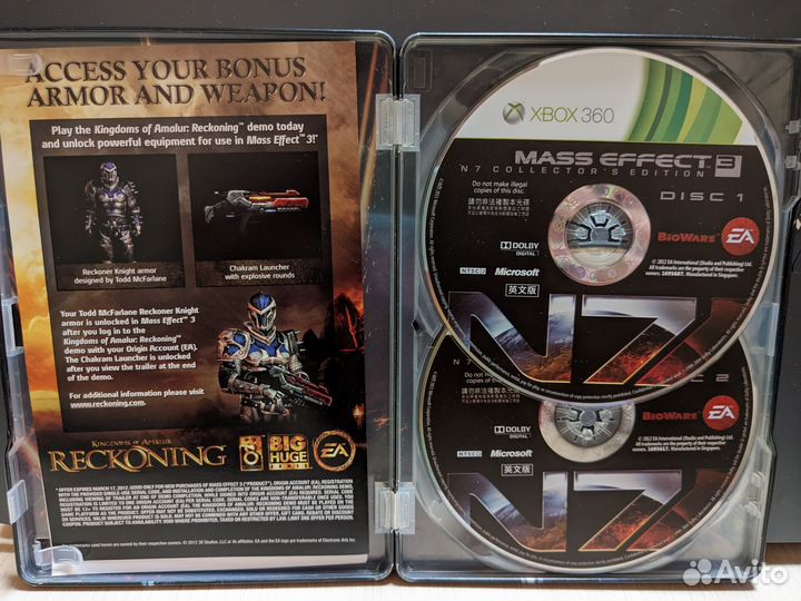 Mass Effect 3 N7 Collector’s Edition для Xbox 360