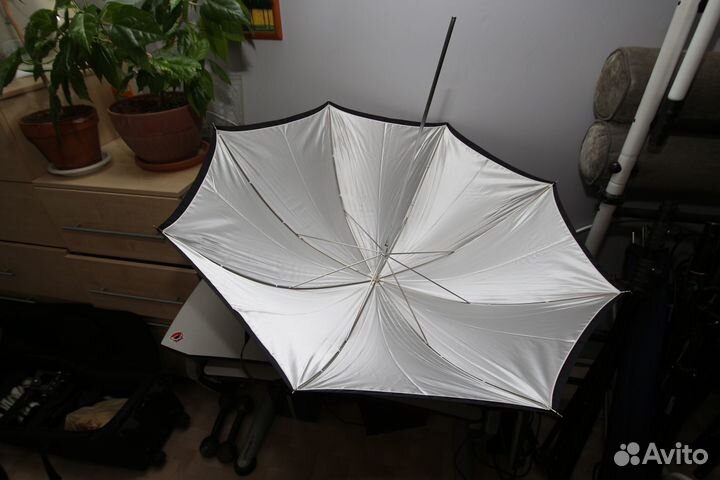 Зонт PhotoFlex UM-RUT45 Серебро 114 см