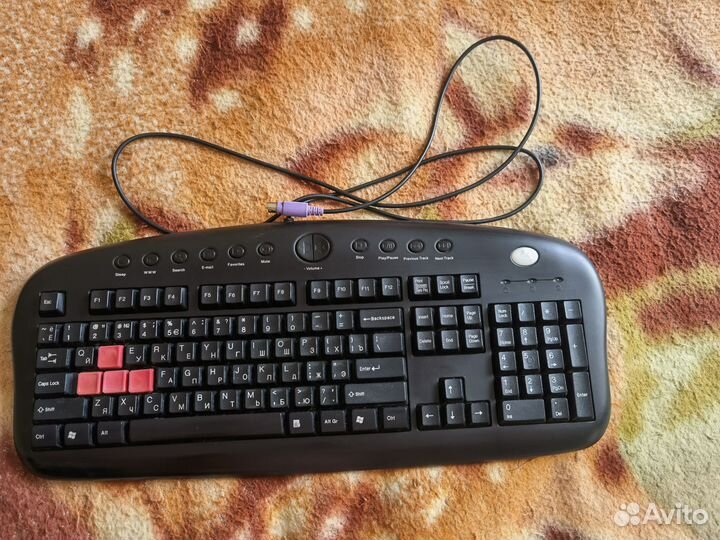 Игровая клавиатура A4Tech KB-28G Black PS/2