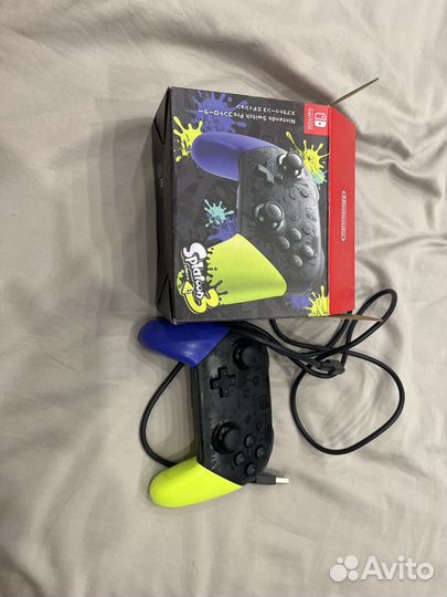 Nintendo switch pro controller splatoon 3