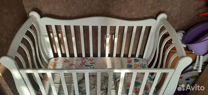 Детская кровать с матрасом