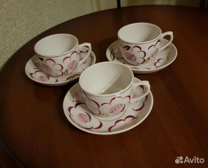 Чайная пара фарфор