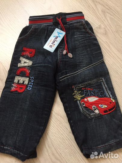Джинсы детские фирменные Bragg,р.86