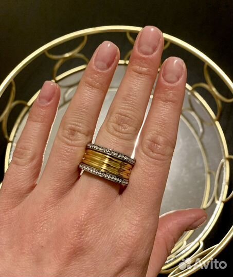 Золотое кольцо 18 размер