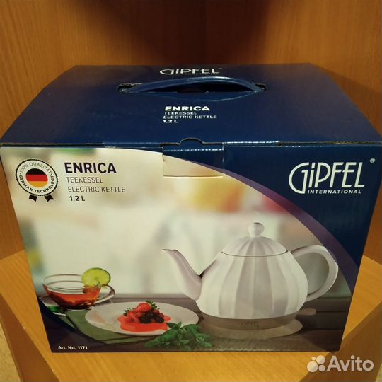 Чайник электрический gipfel enrica 1.2 л