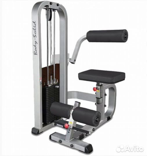 Разгибание спины сидя блочный тренажер