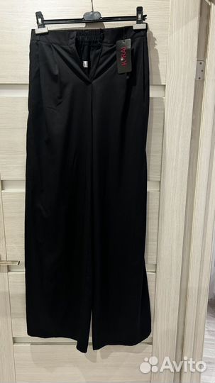 Брюки палаццо женские 44