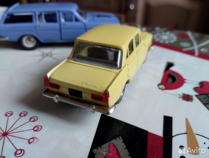Модель автомобиля москвич СССР 1 43