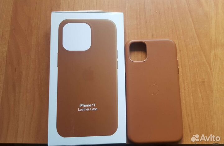 Кожаный Чехол на iPhone 11