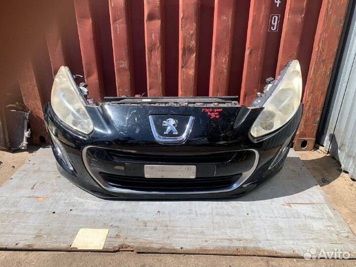Передняя часть Пежо 308 рестайлинг галоген