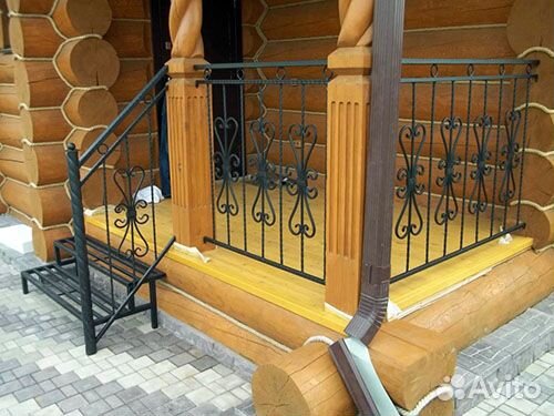 Кованые перила для лестниц, балконов, крылечек