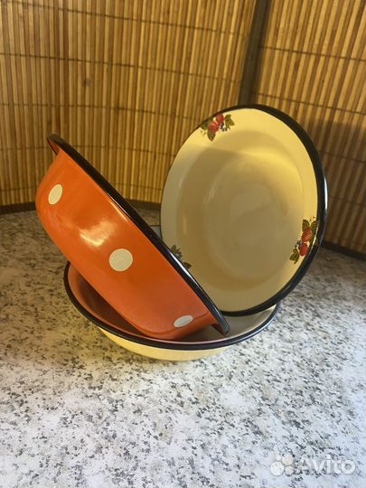 Миски эмалированные СССР