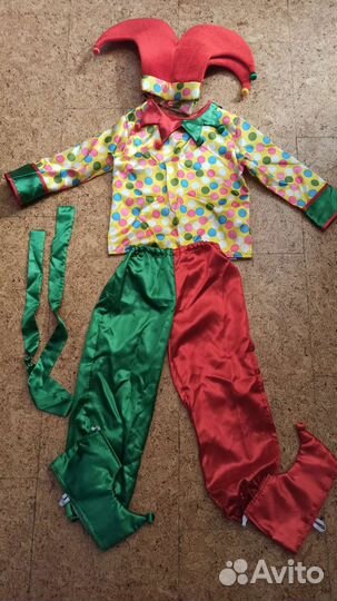 Костюм петрушка на прокат