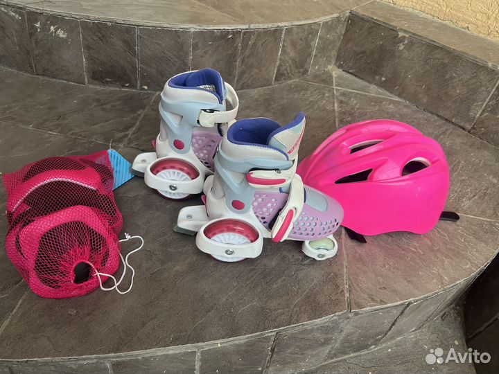 Детские ролики и защита