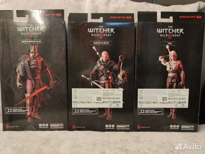 Фигурки по игре Ведьмак 3 Дикая охота от McFarlane