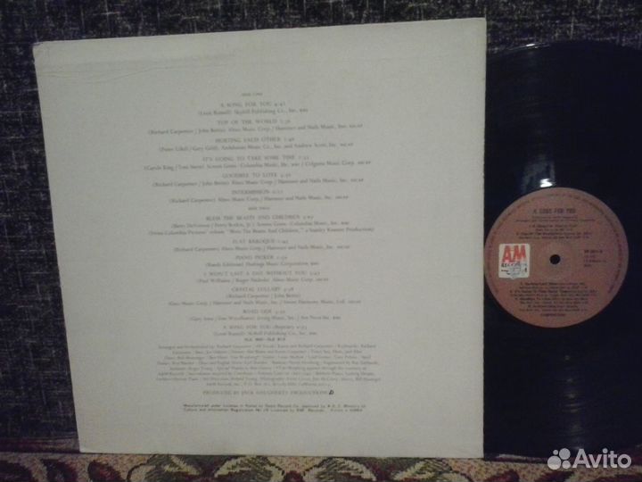 Виниловая пластинка Carpenters (1972)