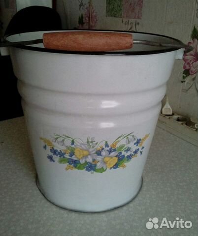 Ведро с крышкой СССР