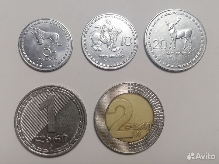 Монеты Грузии, обмен продажа