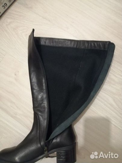 Сапоги демисезонные натуральная кожа Новые
