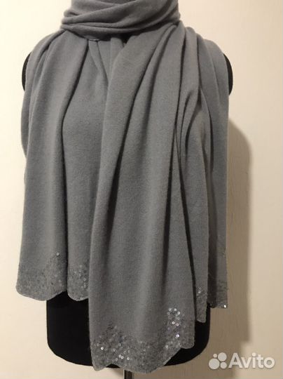 Палантин кашемировый из 100 пашмина Непал Topaz