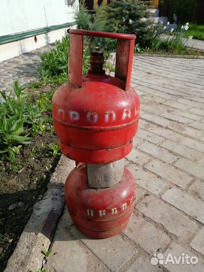 Газовые баллоны с газом пропан