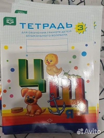 Тетрадь для обучения грамоте дошкольников №2 и 3