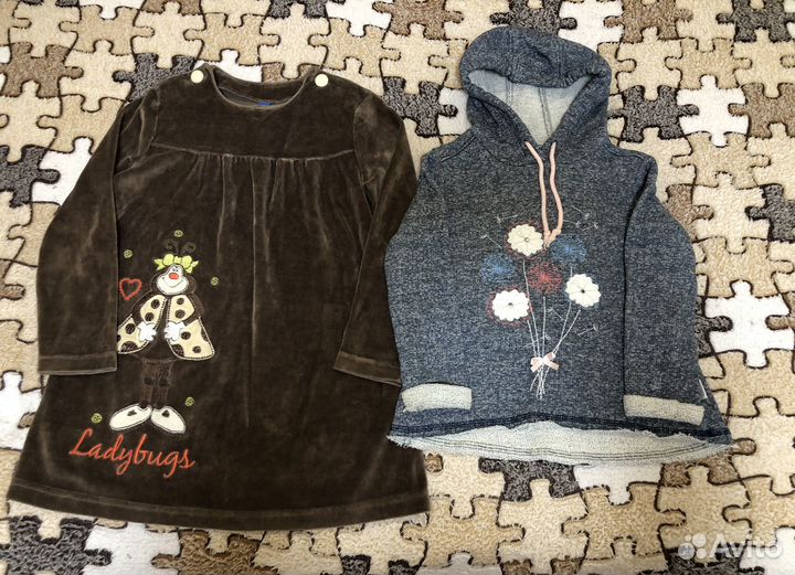 Пакет вещей на девочку 98 104