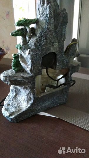 Фонтанчик с подсветкой и солевая лампа